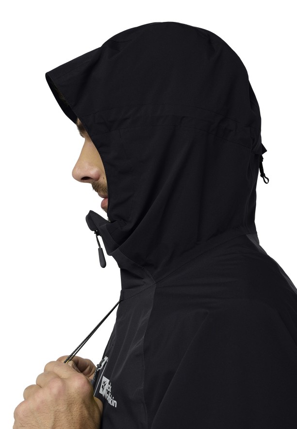 Black Jack Wolfskin Eagle Peak 2l Men Rain Jackets | 70770026