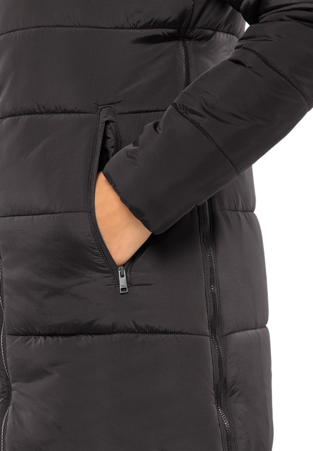 Black Jack Wolfskin Eisbach Women Coats | 48880527