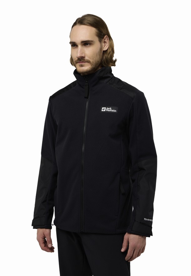 Black Jack Wolfskin Expdn Blizzard Men Fleece Jackets | 94704604