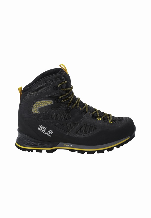 Black Jack Wolfskin Force Crest Texapore Mid Men Hiking Shoes | 29060569