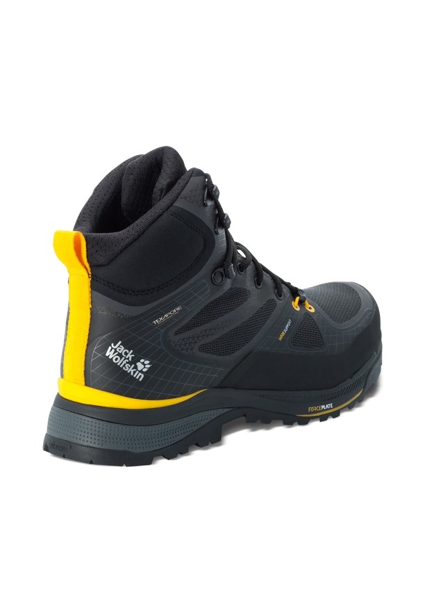 Black Jack Wolfskin Force Trekker Texapore Mid Men Hiking Shoes | 41778421