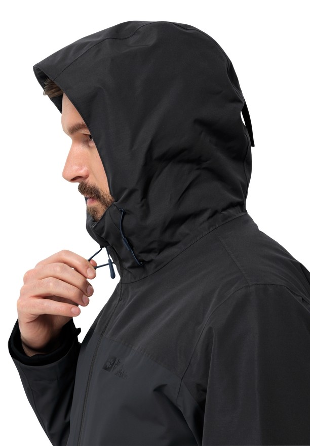Black Jack Wolfskin Glaabach 3in1 Men Jackets | 80459115