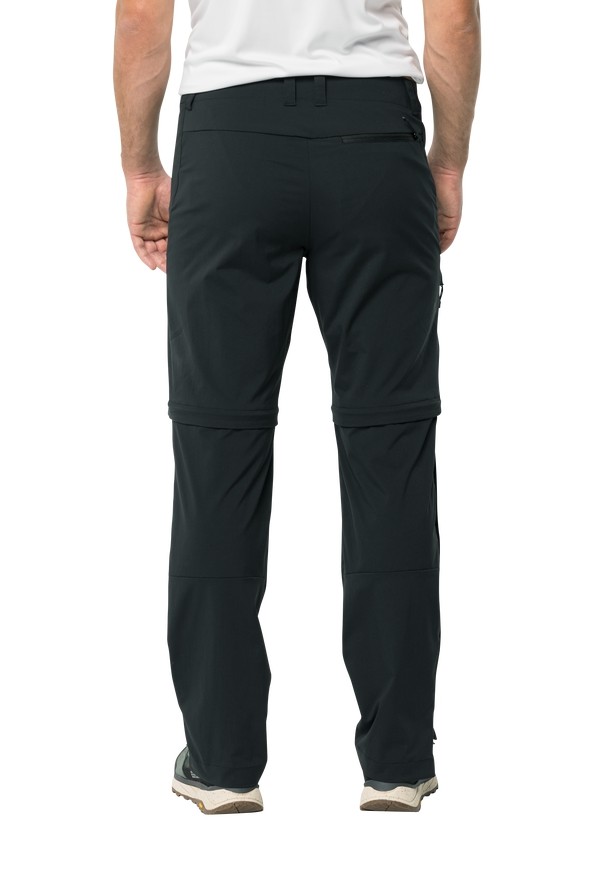 Black Jack Wolfskin Glastal Zip Away Men Hiking Pants | 62749296