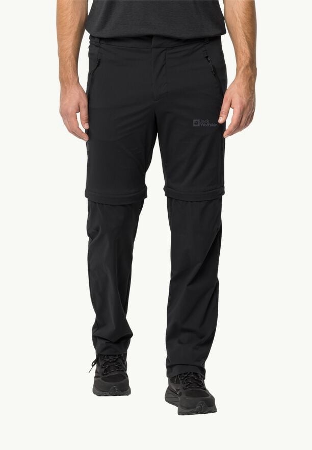Black Jack Wolfskin Glastal Zip Off Men Hiking Pants | 66214917