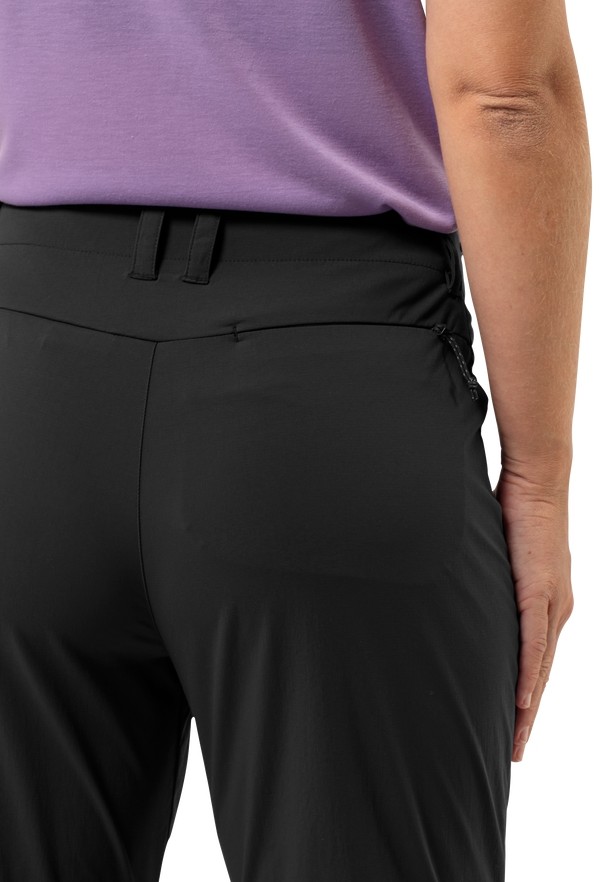 Black Jack Wolfskin Glastal Zip Off Women Hiking Pants | 22561809
