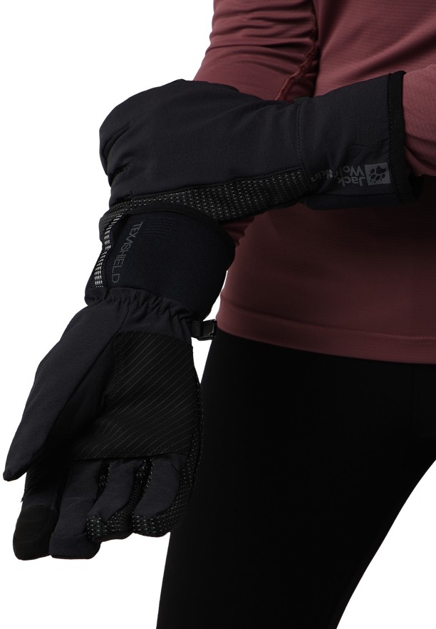 Black Jack Wolfskin Gleams Men Gloves | 48723718