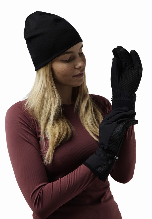 Black Jack Wolfskin Gleams Men Gloves | 48723718
