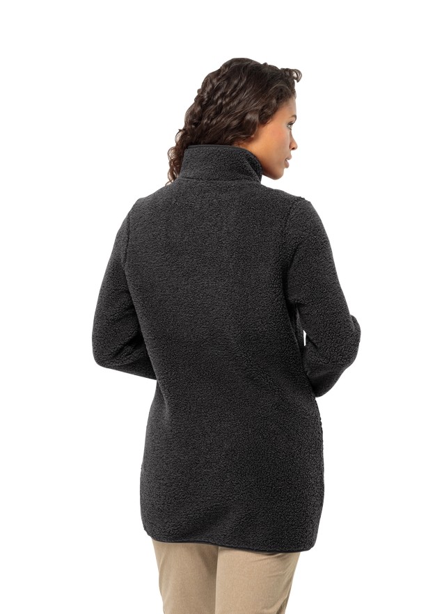 Black Jack Wolfskin High Curl Women Coats | 92030226