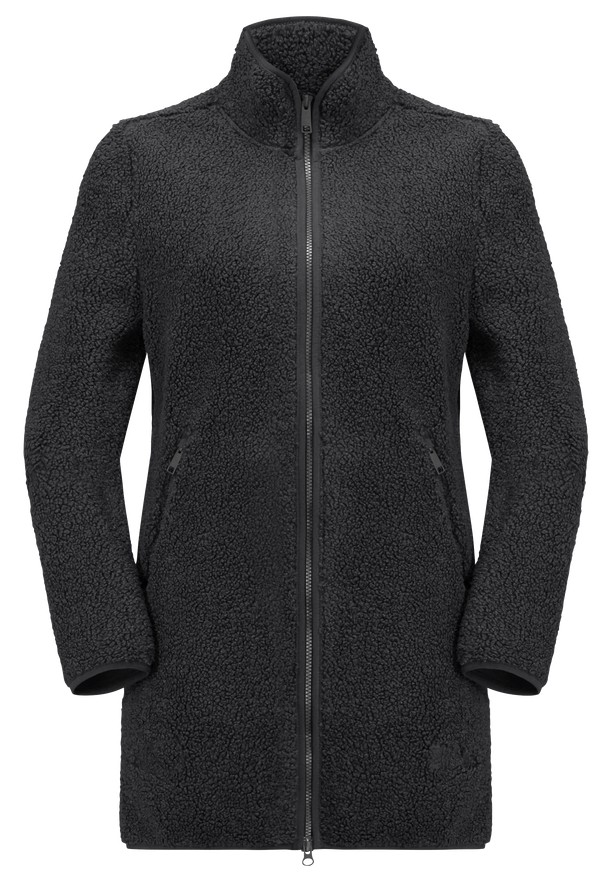 Black Jack Wolfskin High Curl Women Coats | 92030226