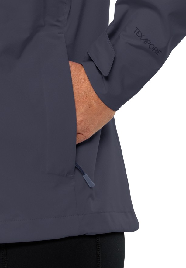 Black Jack Wolfskin Highest Peak 3l Women Rain Jackets | 87729642