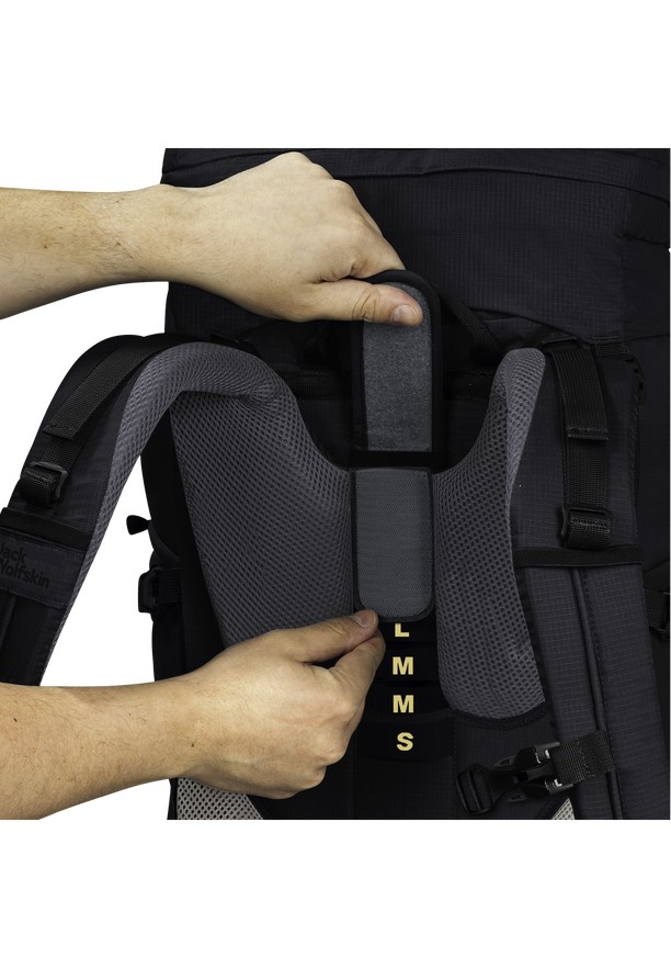 Black Jack Wolfskin Highland Trail 55|5 Men Trekking Backpack | 84130845