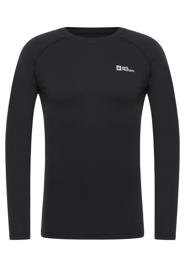 Black Jack Wolfskin Infinite Light Ls Men T Shirts | 61197959