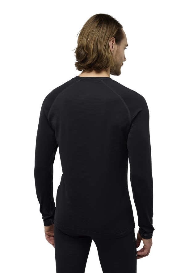 Black Jack Wolfskin Infinite Warm Ls Men T Shirts | 32380675