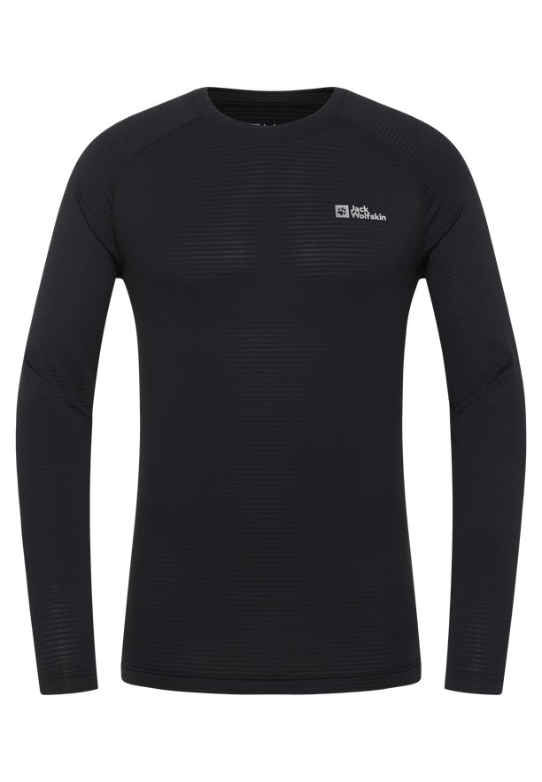 Black Jack Wolfskin Infinite Warm Ls Men T Shirts | 32380675