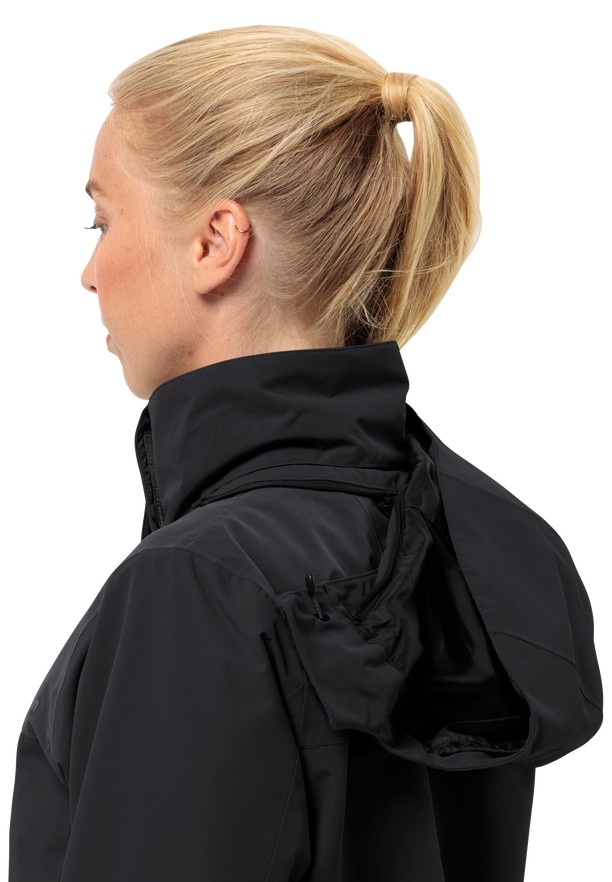 Black Jack Wolfskin Jasper 2l Women Rain Jackets | 37420318