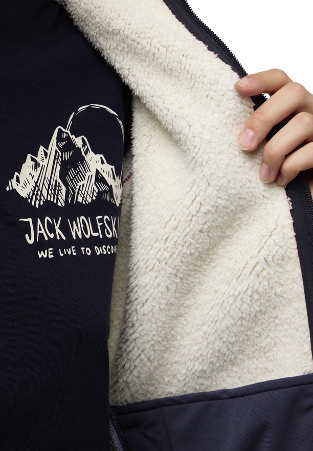 Black Jack Wolfskin Kaminfeuer Women Fleece Jackets | 74530642