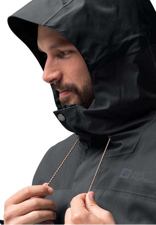 Black Jack Wolfskin Kammweg 2l Men Rain Jackets | 38305052