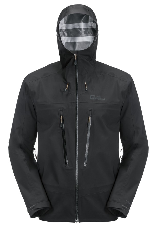 Black Jack Wolfskin Kammweg 3l Men Rain Jackets | 57801408