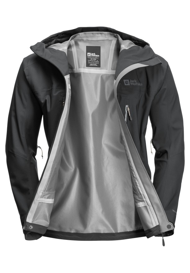 Black Jack Wolfskin Kammweg 3l Men Rain Jackets | 57801408
