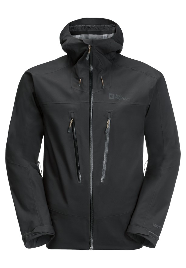 Black Jack Wolfskin Kammweg 3l Men Rain Jackets | 57801408