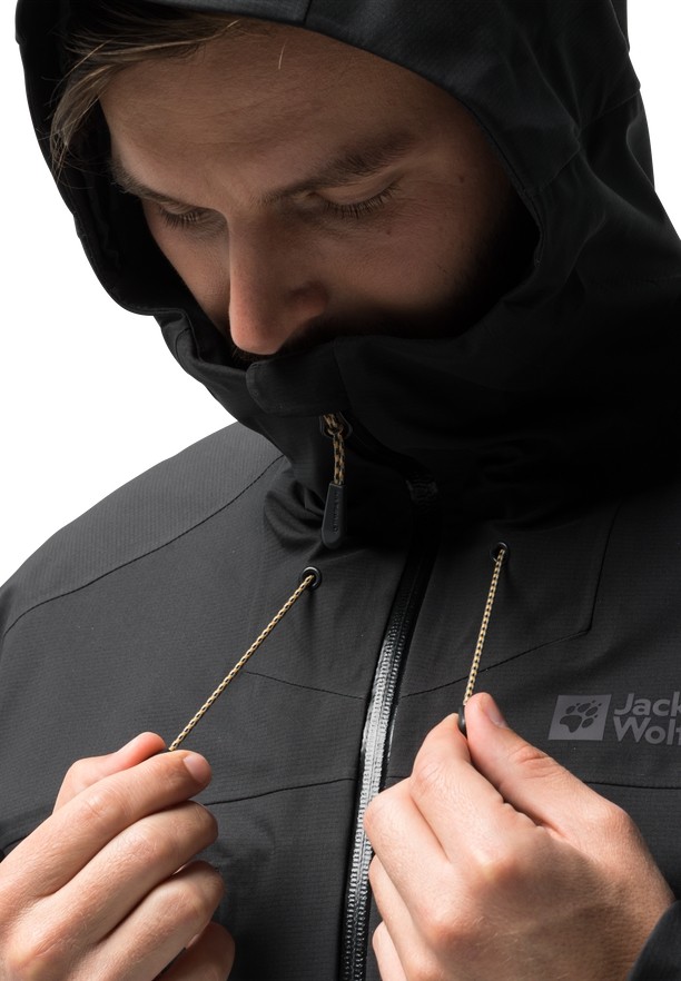 Black Jack Wolfskin Kammweg 3l Men Rain Jackets | 57801408