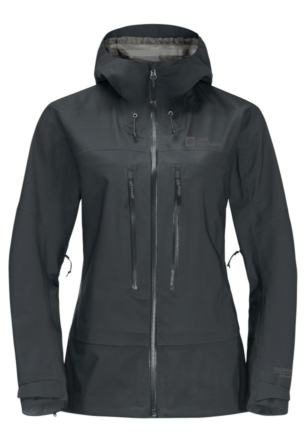 Black Jack Wolfskin Kammweg 3l Women Rain Jackets | 62961272