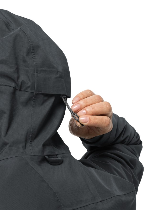 Black Jack Wolfskin Kammweg 3l Women Rain Jackets | 62961272