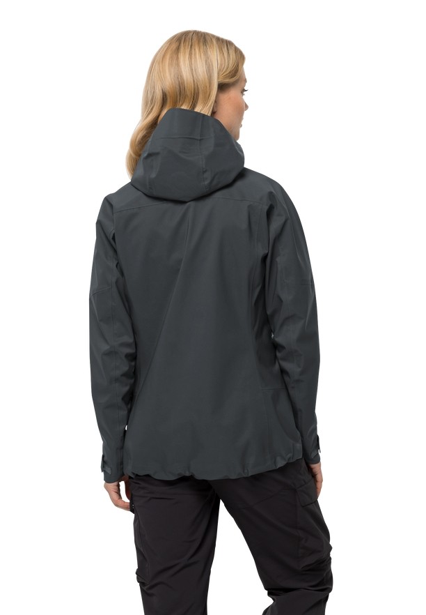 Black Jack Wolfskin Kammweg 3l Women Rain Jackets | 62961272