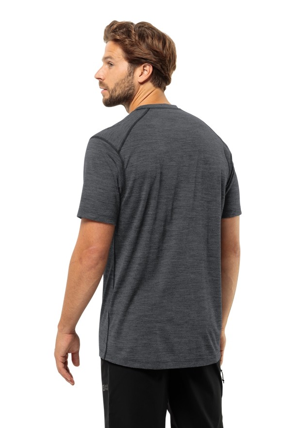 Black Jack Wolfskin Kammweg Graphic S/s Men T Shirts | 64075772