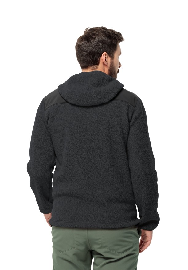 Black Jack Wolfskin Kammweg Pile Fz Men Fleece Jackets | 71564728