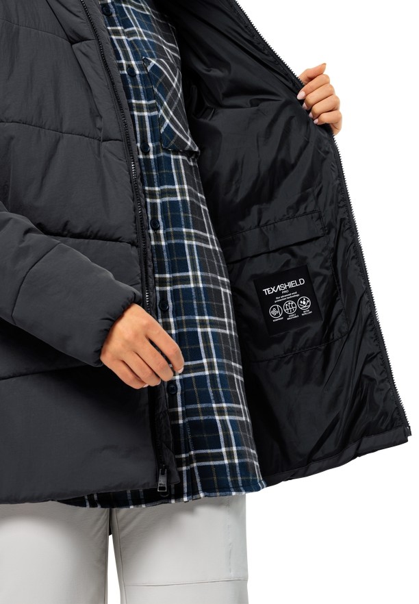 Black Jack Wolfskin Karolinger Long Women Coats | 40118516