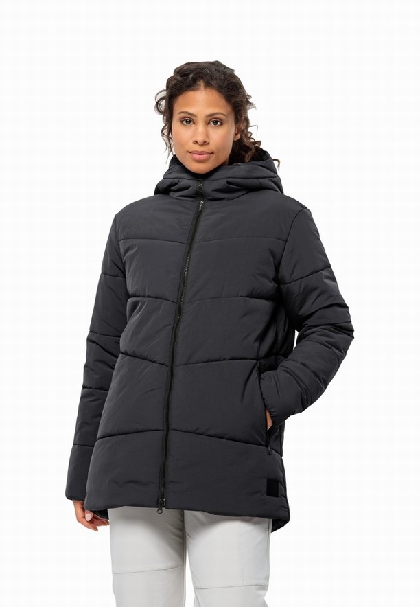 Black Jack Wolfskin Karolinger Long Women Coats | 40118516