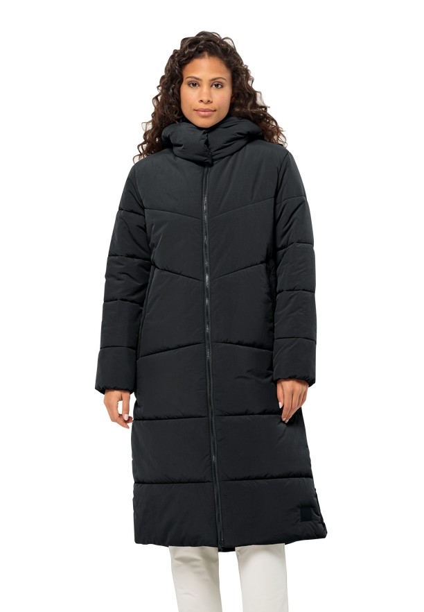 Black Jack Wolfskin Karolinger Long Women Coats | 93614891