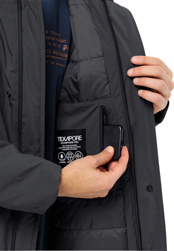 Black Jack Wolfskin Koenigsbau Men Coats | 27428609