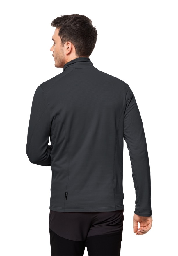 Black Jack Wolfskin Kolbenberg Fz Men Fleece Jackets | 28624219
