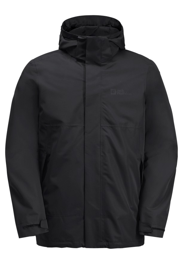 Black Jack Wolfskin Luntal 3in1 Men Jackets | 22235563