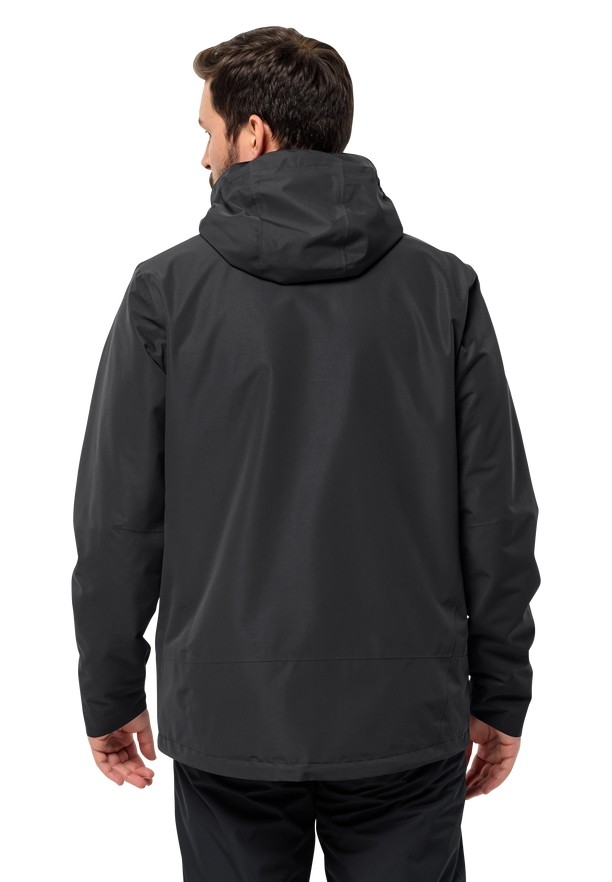 Black Jack Wolfskin Luntal 3in1 Men Jackets | 22235563