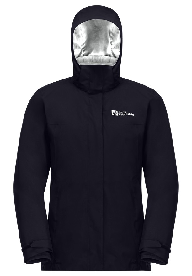 Black Jack Wolfskin Luntal 3in1 Women Jackets | 97187934