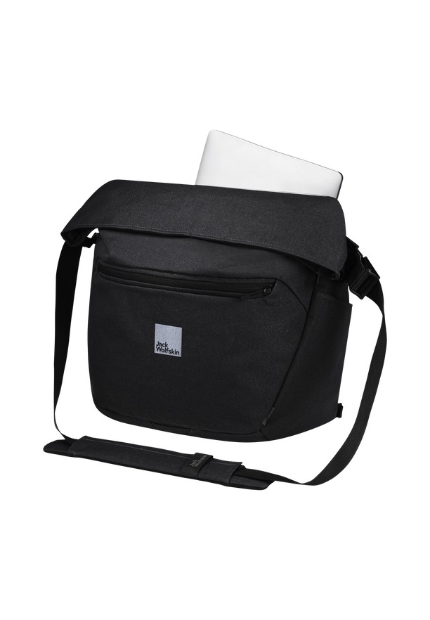 Black Jack Wolfskin Mainkai Messenger 2in1 Men Shoulder Bags | 93598910