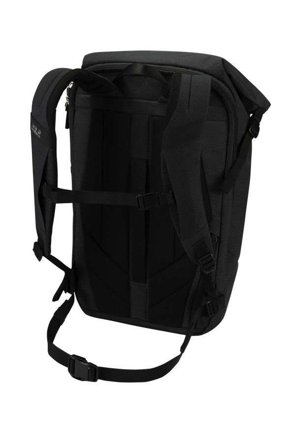 Black Jack Wolfskin Mainkai Rolltop Laptop Men Backpacks | 17726920