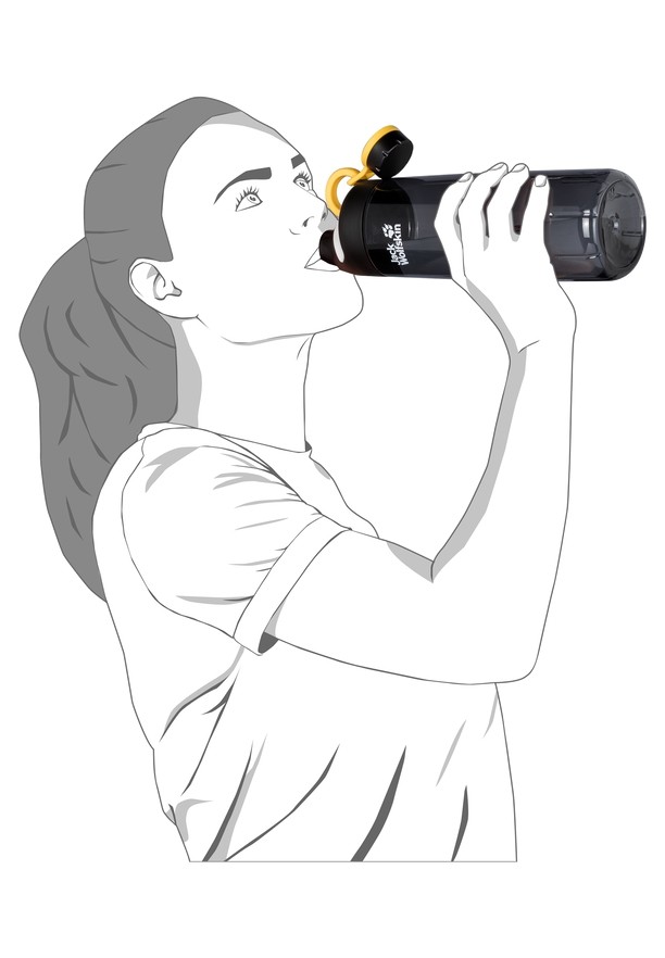 Black Jack Wolfskin Mancora 1.0 Women Water Bottles | 47242821