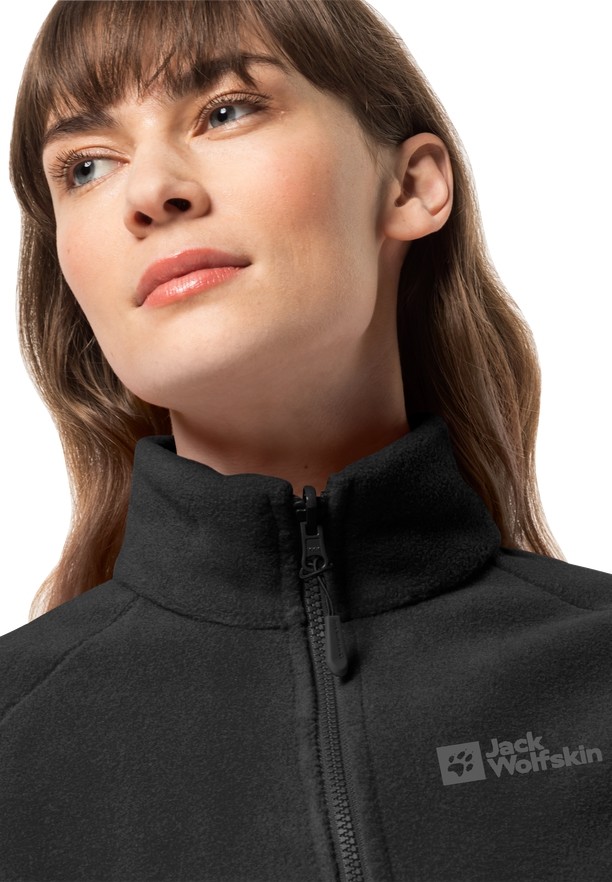 Black Jack Wolfskin Moonrise Fz Women Fleece Jackets | 83039795