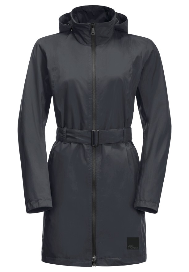 Black Jack Wolfskin Norden Port Women Raincoat | 16610867