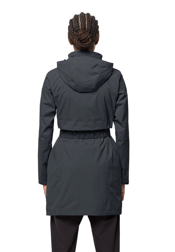 Black Jack Wolfskin Norden Port Women Raincoat | 16610867