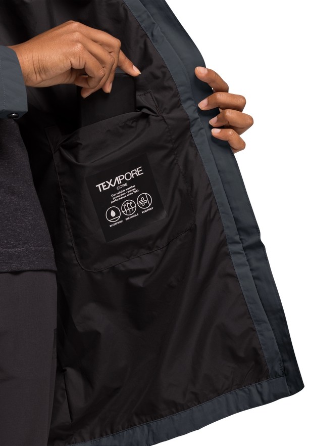 Black Jack Wolfskin Norden Port Women Raincoat | 16610867