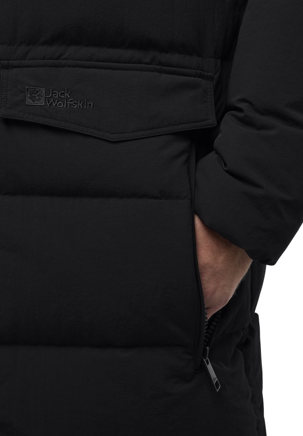 Black Jack Wolfskin Nordlicht Men Down Jackets | 76215468