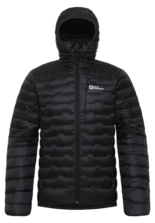 Black Jack Wolfskin Passamani Hoody Men Down Jackets | 36077023