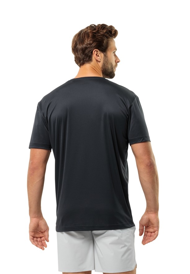 Black Jack Wolfskin Peak Graphic Men T Shirts | 24730477