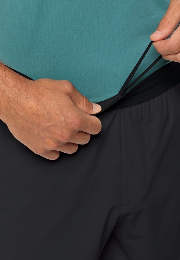 Black Jack Wolfskin Prelight Chill Men Shorts | 57369643