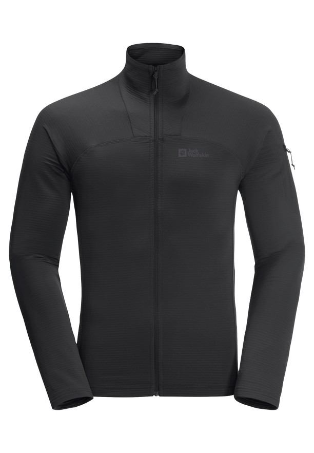 Black Jack Wolfskin Prelight Fz Men Fleece Jackets | 32396263